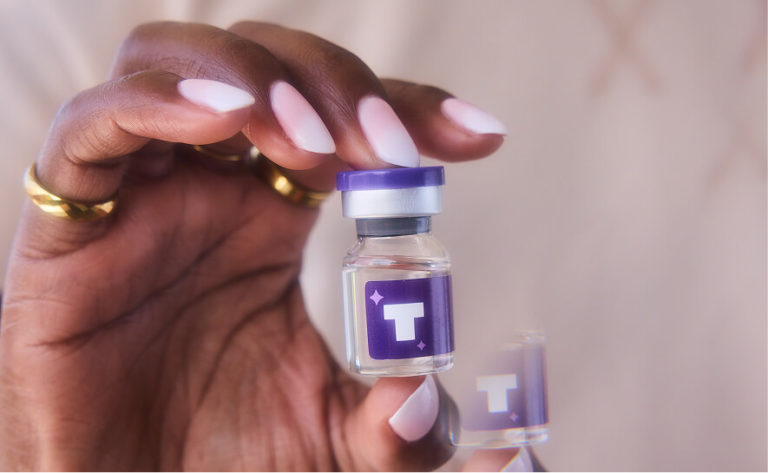 Testosterone vial